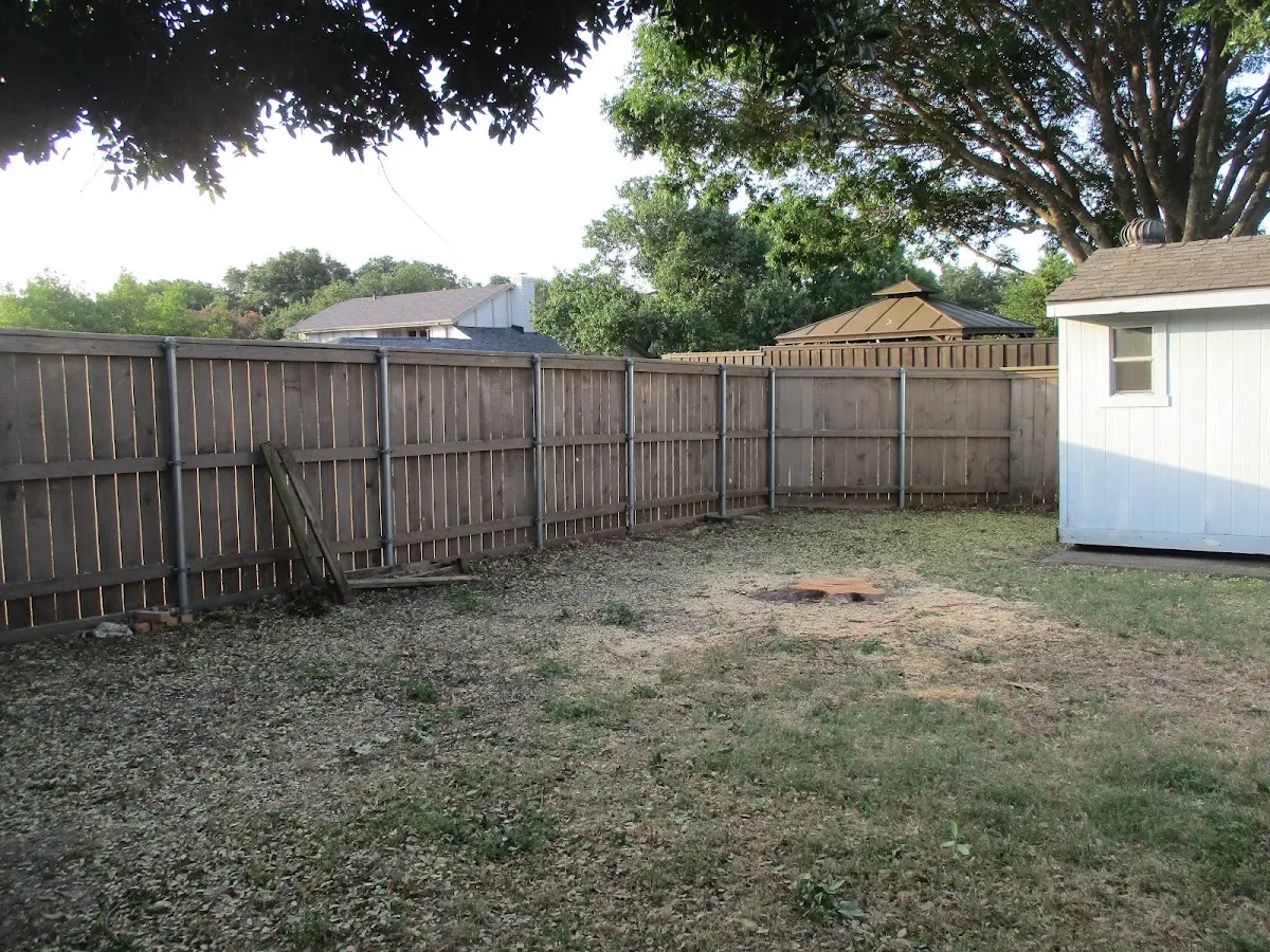Cleared yard after professional tree removal in Leechburg
